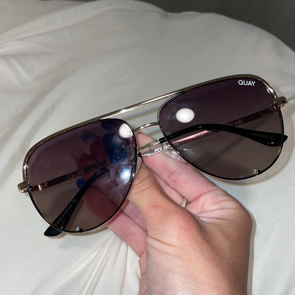 QUAY high key mini polarized sunglasses